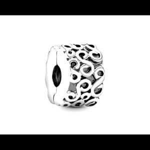 Pandora Swirl Clip Charm